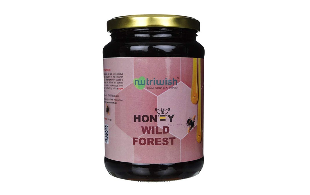 Nutriwish Honey Wild Forest    Glass Jar  1 kilogram